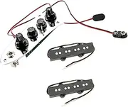 ERINGOGO 1 Set String Jb Bass Pickup Set Lightweight Electric Bass Pickup Durable Compact Design for Lovers Musicians Practical Parts for Enhanced Performance
