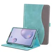 Case for Samsung Galaxy Tab A 8.4 2020 Model SM-T307, [Corner Turquoise/Brown