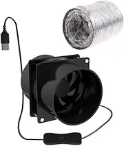 Portable Fume Extractor Fan for Kitchen Smoke Removal Kitchen Exhaust Fan Ventilation Fan ABS Portable Extractor Fan, Fan+3 m