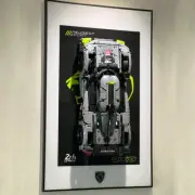 Wall Mount Display for LEGO® 42156 Peugeot 9X8 24H LeMans Hybrid Hyper(AU Stock)