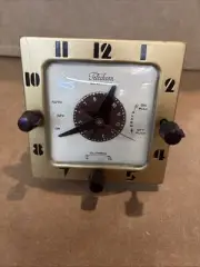 Admiral Tube Radio Clock 5S32 AM Vintage MCM Mid Century 1950's Bakelite NOS #J