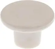[Amerock] Cabinet Knob | White | 1-1/4 inch (32 mm) Diameter | Everyday Heritage | 1 Pack | Drawer Knob | Cabinet Hardware