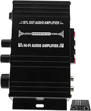 FUNOMOCYA Portable Audio Amplifier 12v Mini Amp for Speakers Versatile Device Support
