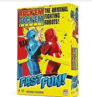 Rock em sock em Robots travel size game rock'em sock'em Fighting Robots New