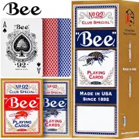 在飛比找Yahoo!奇摩拍賣優惠-現貨 小蜜蜂撲克牌美國原裝 進口紙牌批發92 Bee蜜蜂牌成