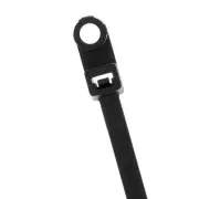 Cable Ties 7.5" 50lb Mt Head BLK (1000PK)