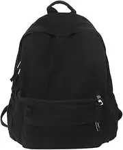 GETERUUV Canvas Backpack Aesthetic Laptop Backpack Vintage Green Backpack for Women Men Lightweight Travel Daypack