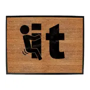 F K It - Funny Novelty Doormat Man Cave Floor mat