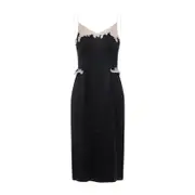 [Prada] Prada-Midi Dresses Nero-Donna 42 IT