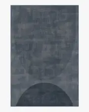 200' x 290' | Machine Washable Runner Rug | Kid & Pet Friendly | Indoor Rug | Eclipse Navy Rug | Ruggable