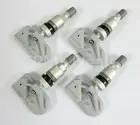 2016 2017 Jeep Grand Cherokee Overland Summit New Silver Stem TPMS Set 433mhz