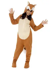 Fox Girls Animal Onesie Book Week Costume