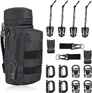 28/24/17 Pack Vashly Molle Backpack Attachments Kit of Accessories, D-Ring Grimloc Locking Gear Clip Web Dominator Elastic Strings Strap
