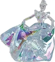 [Enesco] FACETS Disney Cinderella Twirling Ball Gown Figurine, 2.56 Inch, Clear