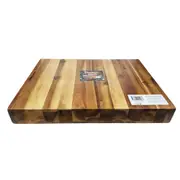 Woodpecker Natural Acacia Grain Wood Rectangular Chopping Board-48x36x6 cm