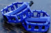 Blue Platform Bike Pedals 1/2" Vintage Schwinn Cruiser Old School BMX Bicycle