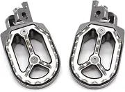 motorcycle highway footrest For CRF 150 250 450 R X RX CR125 CR250 CRF250L/M Rally CRF150R Motorcycle Footpeg Foot Pegs Pedal Footrest motorcycle foot peg (Color : B G)
