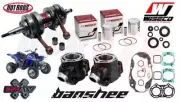 Yamaha Banshee 350 370cc 66mm Complete Rebuild Kit Crank Wiseco Pistons Gaskets