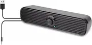 Portable Computer Sound Bar Speaker for Desktop Laptop, USB Powered 3.5mm AUX Small PC Speakers