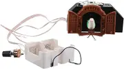 GARVALON Retro Cuckoo Wall Clock Movement Replacement Mechanism with Minimalist Design for Timeless Style