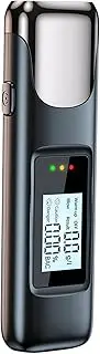Nuytghr Breathalyzer Device, Alcohol Tester, 4.53x3.23x0.71 inches, LCD Display, USB Rechargeable, Portable Design, High Precision, ABS, Lightweight, Compact Shape, for Monitoring Use