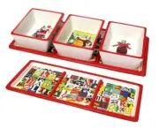 Coca-Cola / Coke Tri-Serve Tray includes Three Bowls 46506