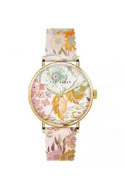 Women's Ted Baker Phylipa Fashion Ladies Floral Dial 34mm Watch BKPPHS235