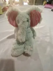 American Girl Bitty Baby Blue Plush Elephant 7” Bean Filled 2013 Retired