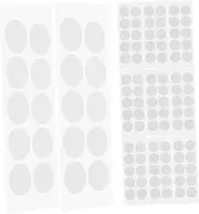 SEWACC No Trace Round Adhesive Dots 20pc Double-Sided for Decor DIY Projects and Festive Decorations