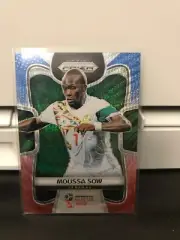 2018 Panini Prizm World Cup mousse sow Red and Blue Wave Refractor