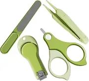 KOMBIUDA 1 Set Nail Trimmer Kit Nail Clipper with Rounded Edges for Safe Grooming Travel Friendly for Newborns