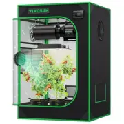 VIVOSUN Grow Tent Kit 60x60x90cm Hydroponics Mylar Room Indoor Plant Grow System