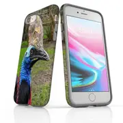 For iPhone SE (2020),8 & 7 Case Armoured Tough Cover,Cassowary