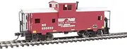 Walthers Trainline HO Scale Model Norfolk Southern Vision Caboose, Red/White
