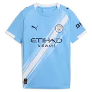 Junior's Manchester City FC 2025/26 Home Replica Soccer Jersey