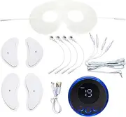 EMS Facial Device, Microcurrent Lifting Beauty Instrument Facial Massager, Face Care Portable Tightening with 8 Massage Modes For Women Men Pouxa