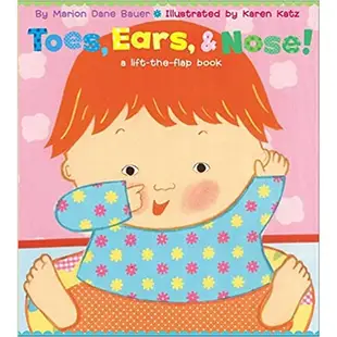 【全新折扣-硬頁翻翻書】Toes, Ears, & Nose - Karen Katz (TOEN)