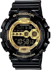 [Casio] G-Shock Digital Mens Black X Gold Series Watch GD100GB-1 GD-100GB-1DR