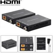 4K HDMI Extender Over 164ft Cat6 Ethernet Cable RJ45 PoC EDID IR 1080p 196ft