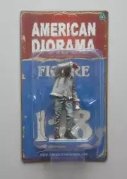 SWEATING JOE MECHANIC AMERICAN DIORAMA 1:18 Scale Figurine 3.75" Male Figure