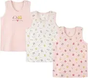 [DYZANOROKY] Vest, Kids, Girls, Boys, 3-Piece Set, Children's Clothing, Boys, Girls, Baby, Junior, 100% Cotton, Thin, Lightweight, Mesh, Cute, Animal Pattern, Sports, School Commute, Spring, Summer