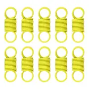 20Pcs Beads clamp Mini Spring Clamps Bead Jewelry End Clasps, Yellow