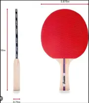Franklin Sports Table Tennis Paddles Red & Blue Set of 2 Indoor Ping Pong Paddle