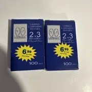 Lot of 2 Lamidex Laminating Pouches 2 x 3 - 100 per Box - Free Shipping