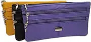[SNHIDE] Soft Genuine Leather Purses for Women's/Genuine Leather Slim Ladies Purse/Genuine Leather Wallet -SL1 (Black)