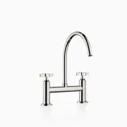 Dornbracht VAIA Two-hole bridge mixer for rinsing/Profi spray 19825809-08 Platin