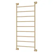 Lillian 600x1200mm Heated Towel Rail, Urban Brass