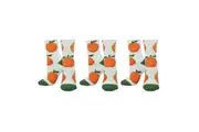 3x Socksmith Warm & Cozy Ladies Novelty Wear Trendy Socks Orange Mint One Size