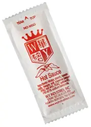 Hot Sauce WY Industries 10g-0.35oz Individual Flavor Packet Gluten Free NO MSG