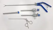 5pc - Laparoscopic Tenaculum Forceps & Trocar Cannula 5mm Reusable Instruments